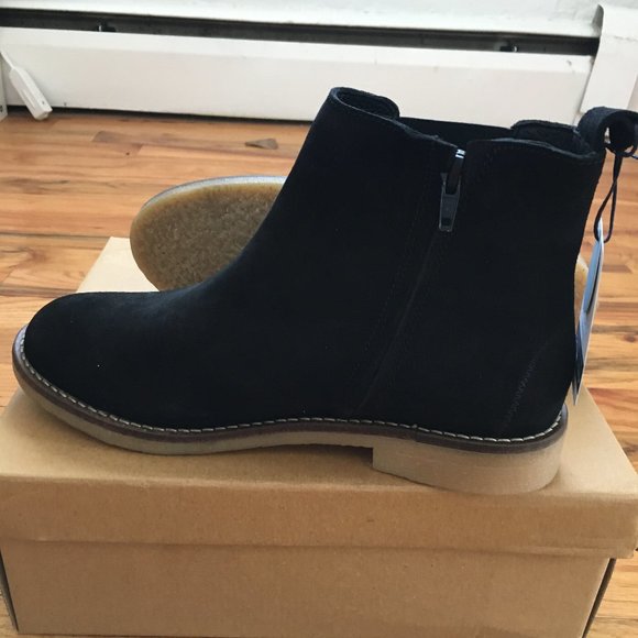 Seasalt Cornwall black suede booties - Picture 2 of 6